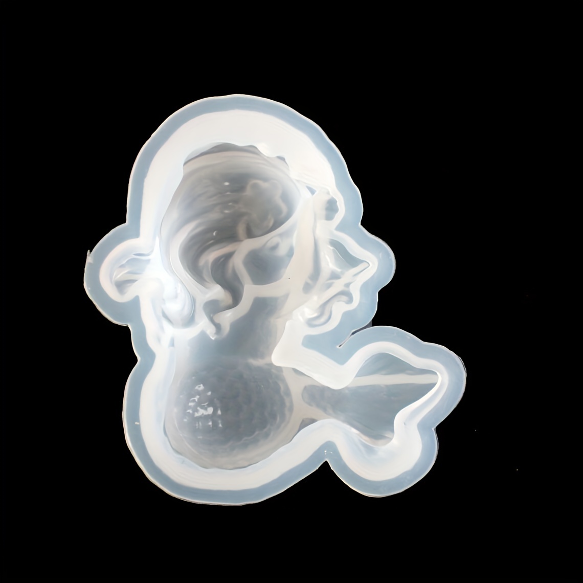Candle Making Ideas - Cute Cartoon Mermaid Silicone Mold, 3D