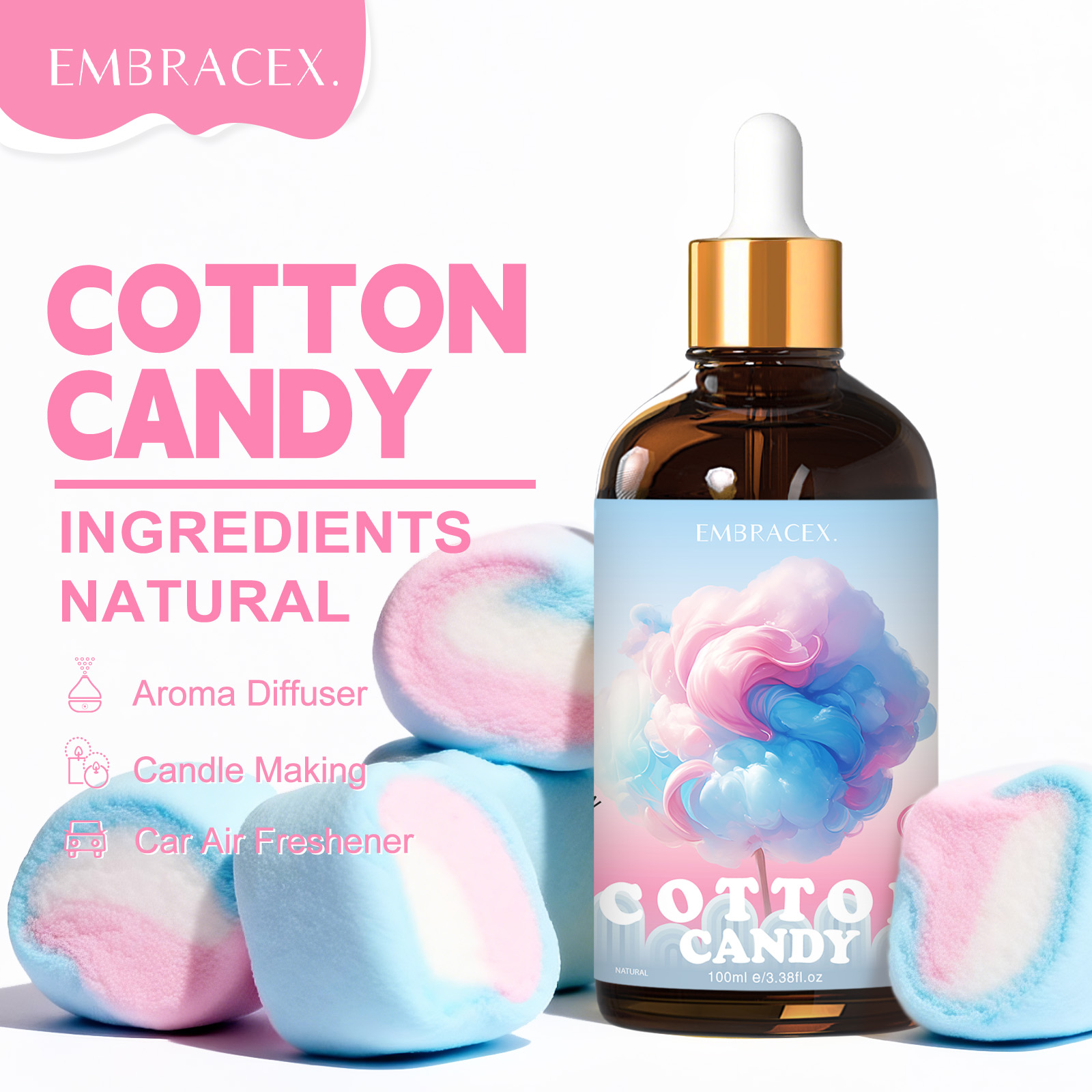100ml Cotton Candy Essential O - Candle Making Essential Oil のレビューと価格