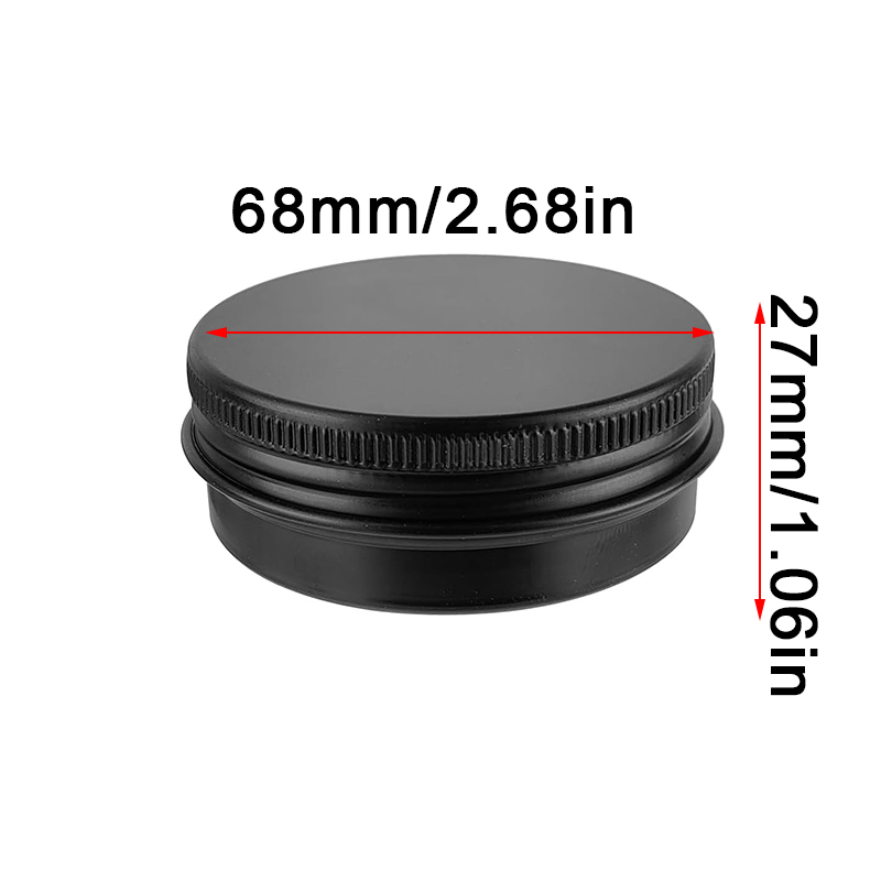 6pcs Aluminum Tin Cans with Sc - Tin Container Lid のレビューと価格