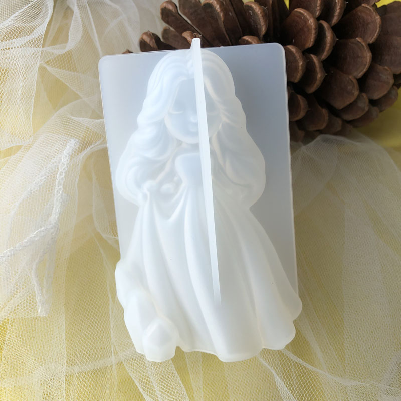 3D Cute Princess Silicone Cand - Candle Making Ideas のレビューと価格
