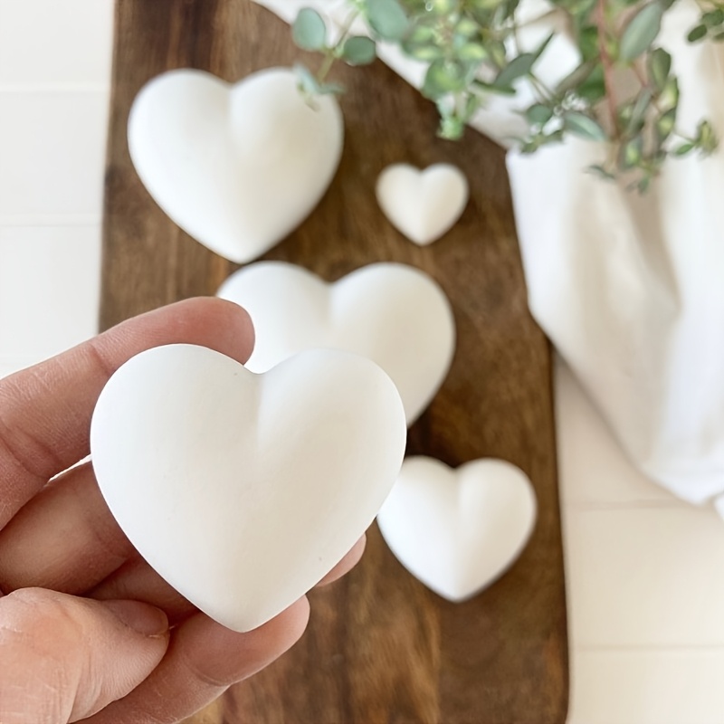 5pcs Heart-Shaped Gypsum Candl - Candle Making Set のレビューと価格