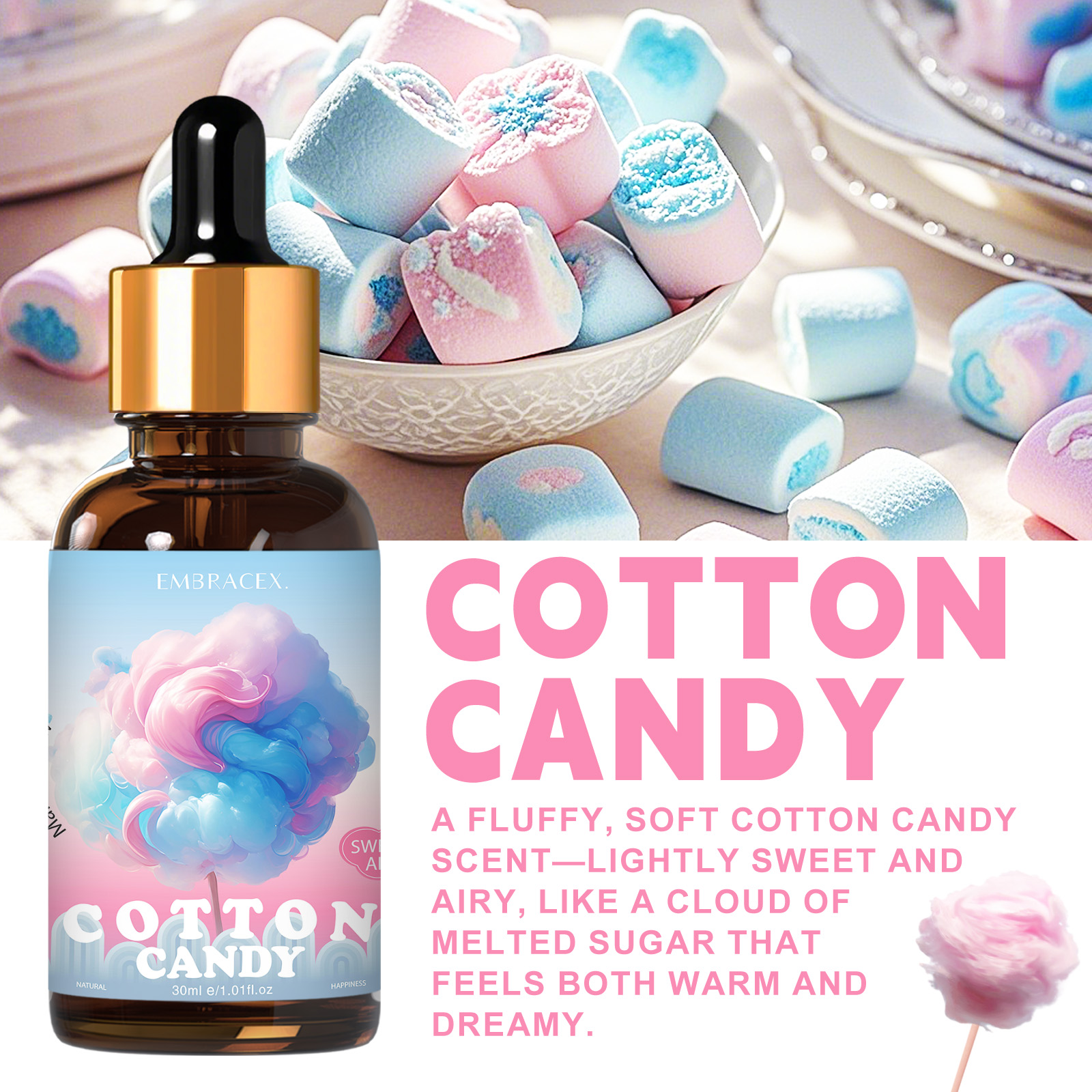 30ml Cotton Candy Essential Oi - Candle Making Essential Oil のレビューと価格