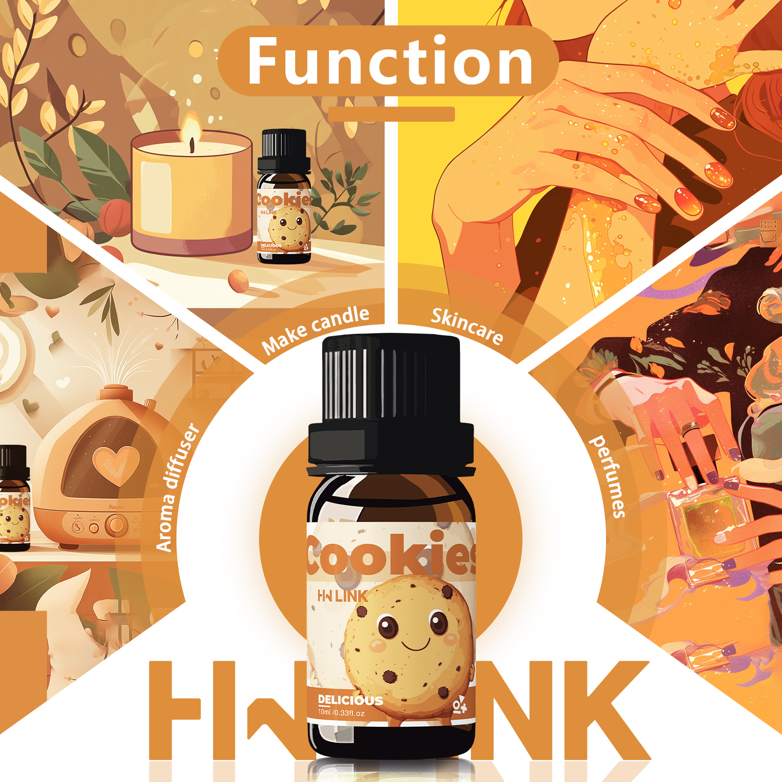 10ml Cookies Essential Oils Pe - Candle Making Essential Oil のレビューと価格