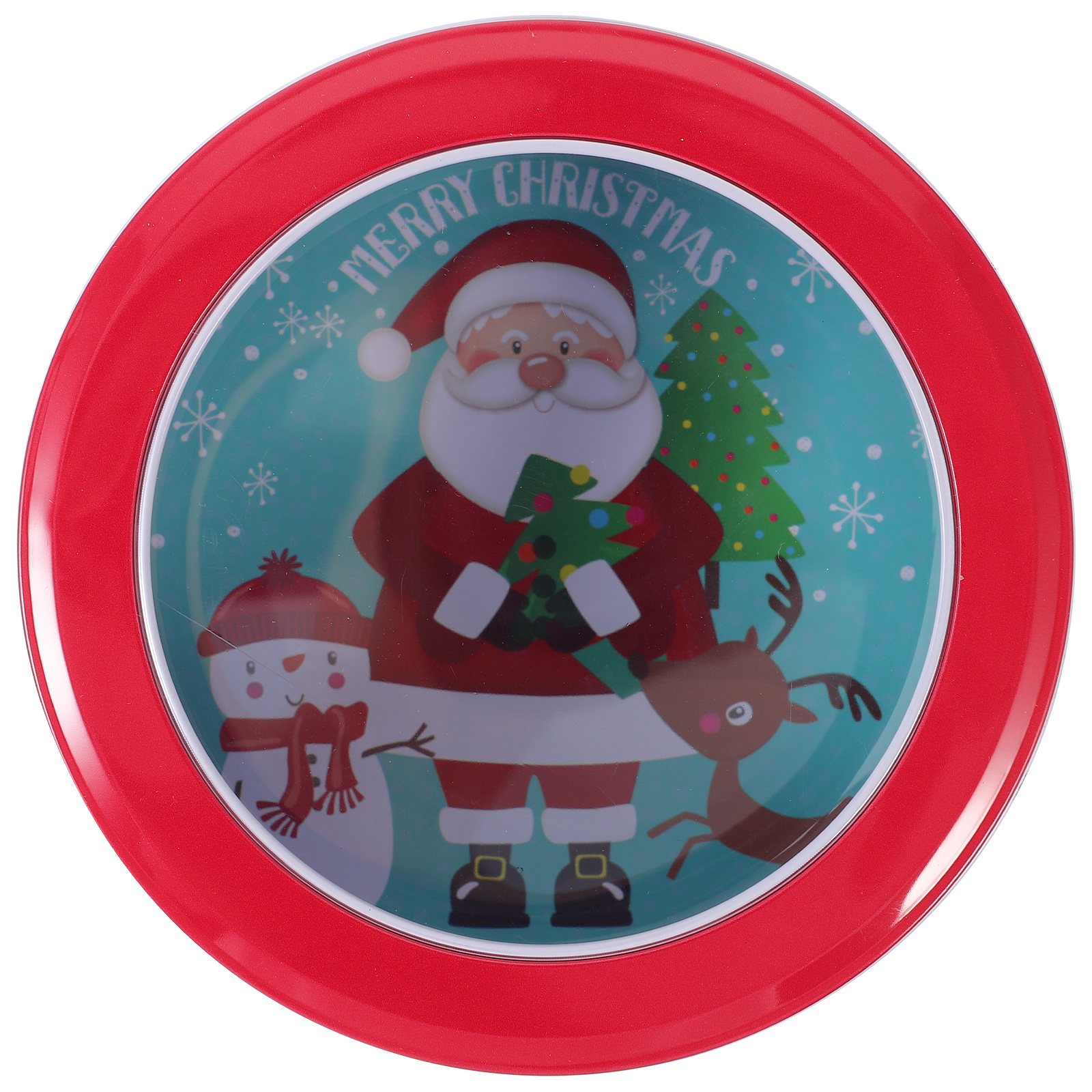 Christmas Candy Box Heavy Duty - Tin Container Lid のレビューと価格