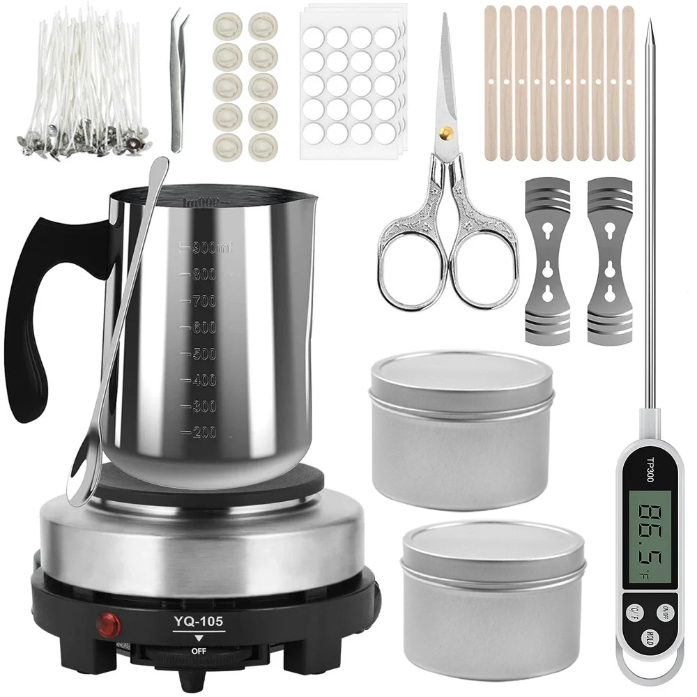 Candle Pouring Pot with Electr - Candle Making Pot のレビューと価格