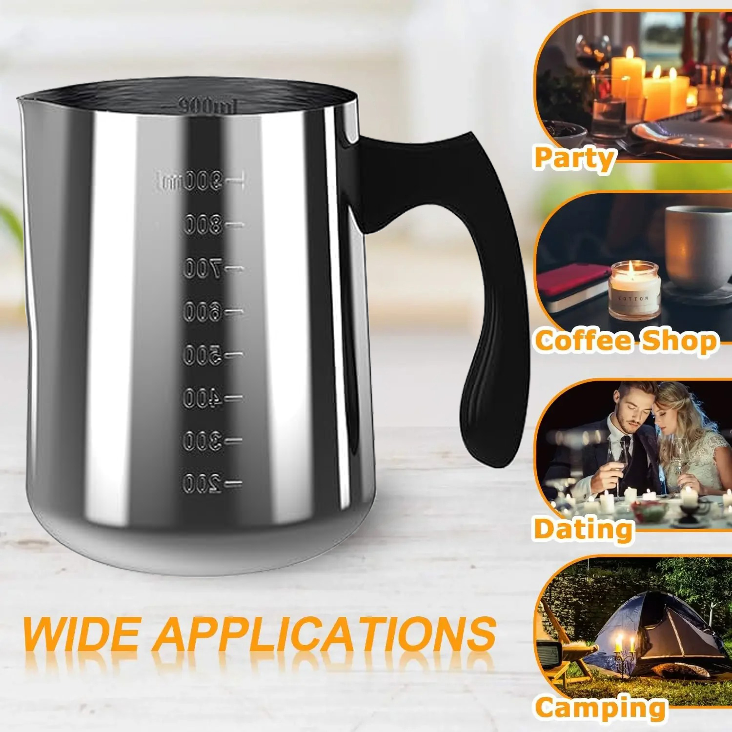 Candle Pouring Pot with Electr - Candle Making Pot のレビューと価格