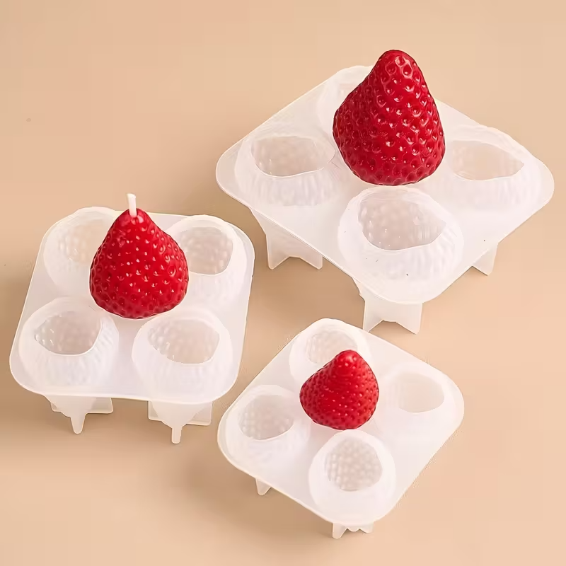 Strawberry Silicone Candle Mol - Candle Making Ideas のレビューと価格