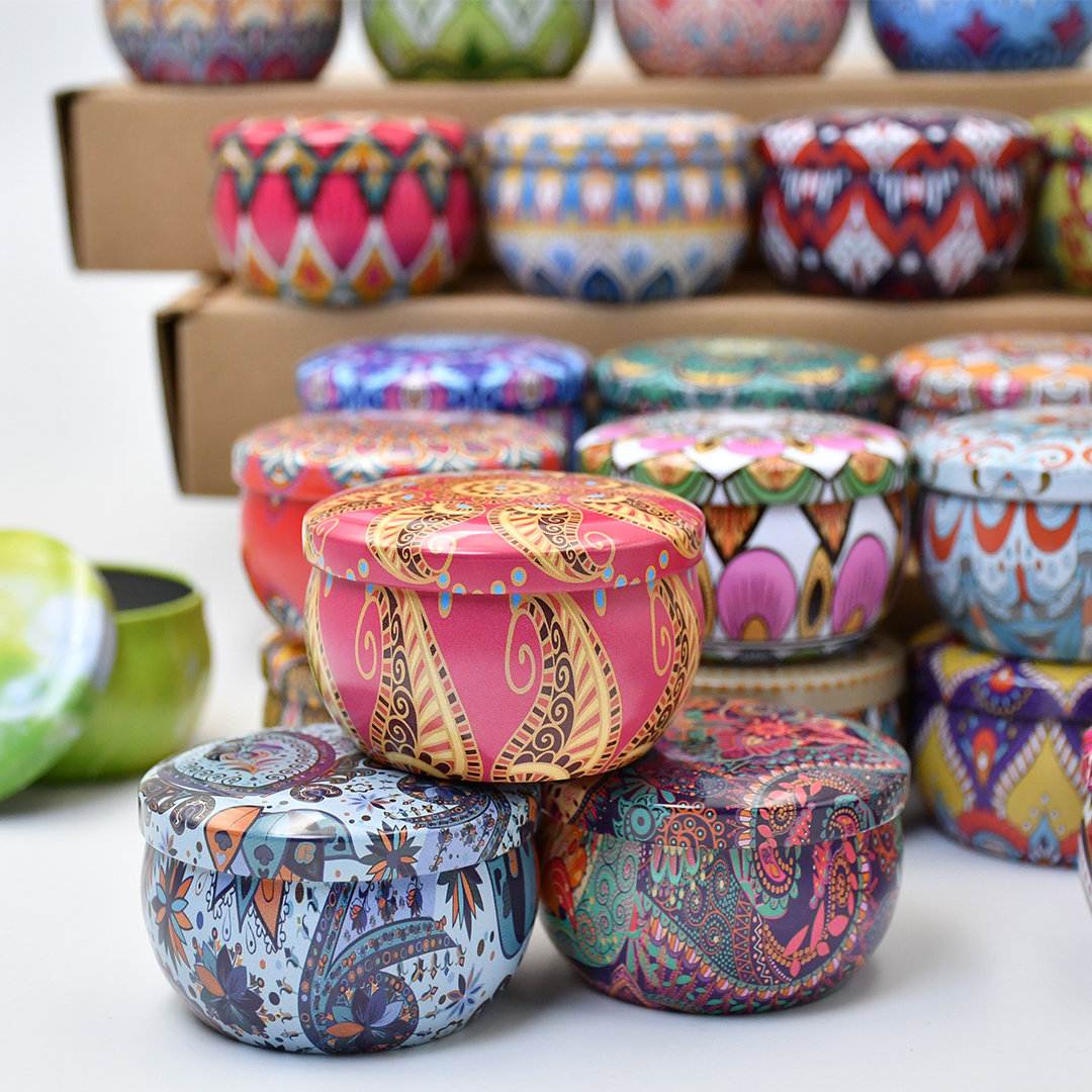 36pcs Metal Candle Jars with L - Tin Container Lid のレビューと価格