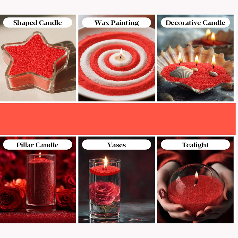 100G Green White Red Sand Pear - Candle Making Set のレビューと価格