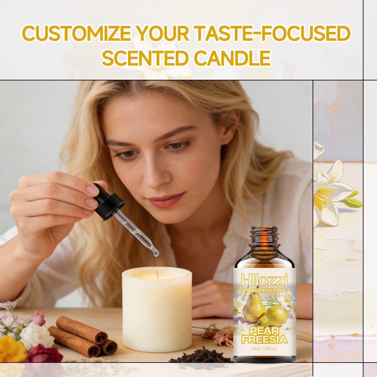 Pear Freesia Fragrance Oil: Be - Candle Making Experiment のレビューと価格