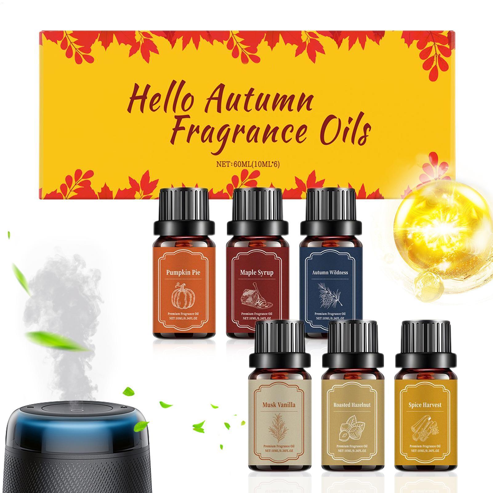 6pcs Fall Scented Diffuser Oil - Candle Making Essential Oil のレビューと価格
