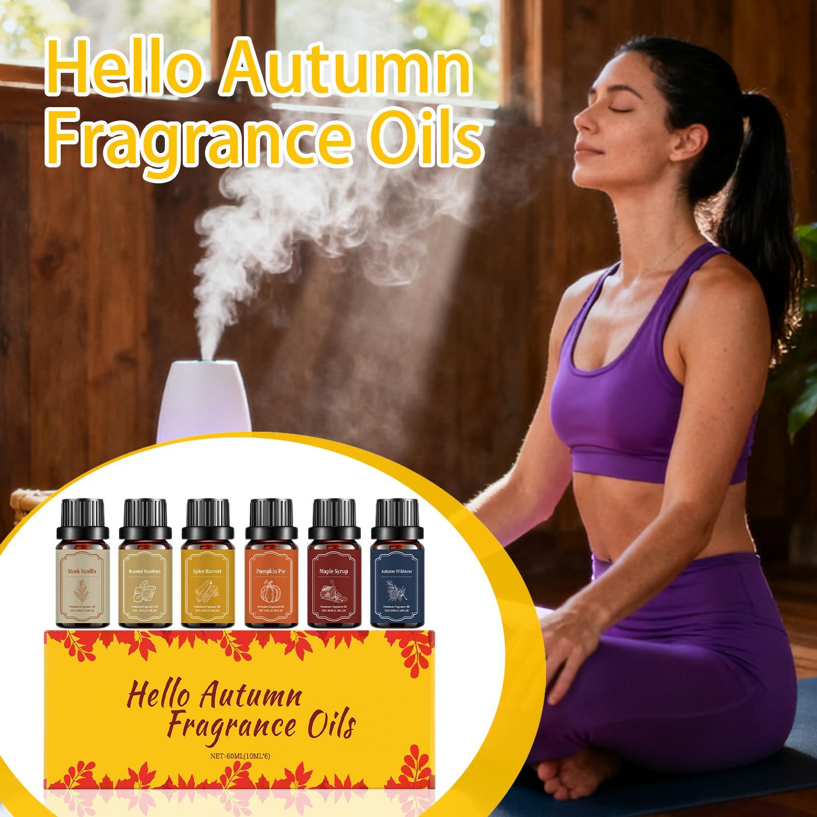 6pcs Fall Scented Diffuser Oil - Candle Making Essential Oil のレビューと価格