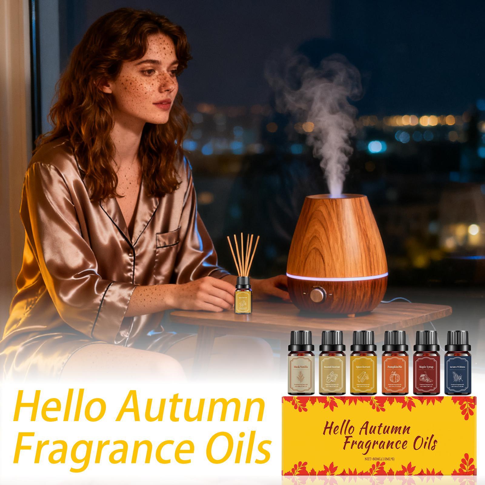 6pcs Fall Scented Diffuser Oil - Candle Making Essential Oil のレビューと価格