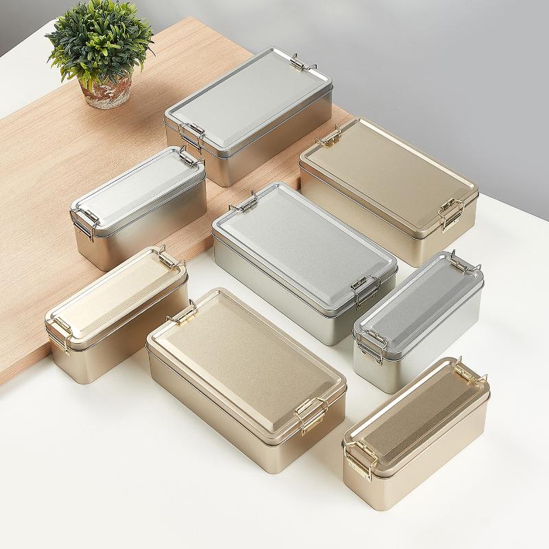 1/3Pcs Rectangular Tinplate Co - Tin Container Lid のレビューと価格