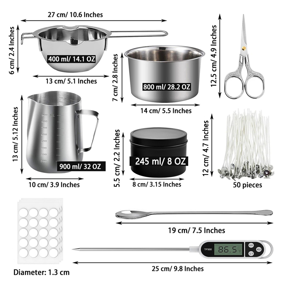 Glintmos DIY Candle Making Kit - Candle Making Ideas のレビューと価格