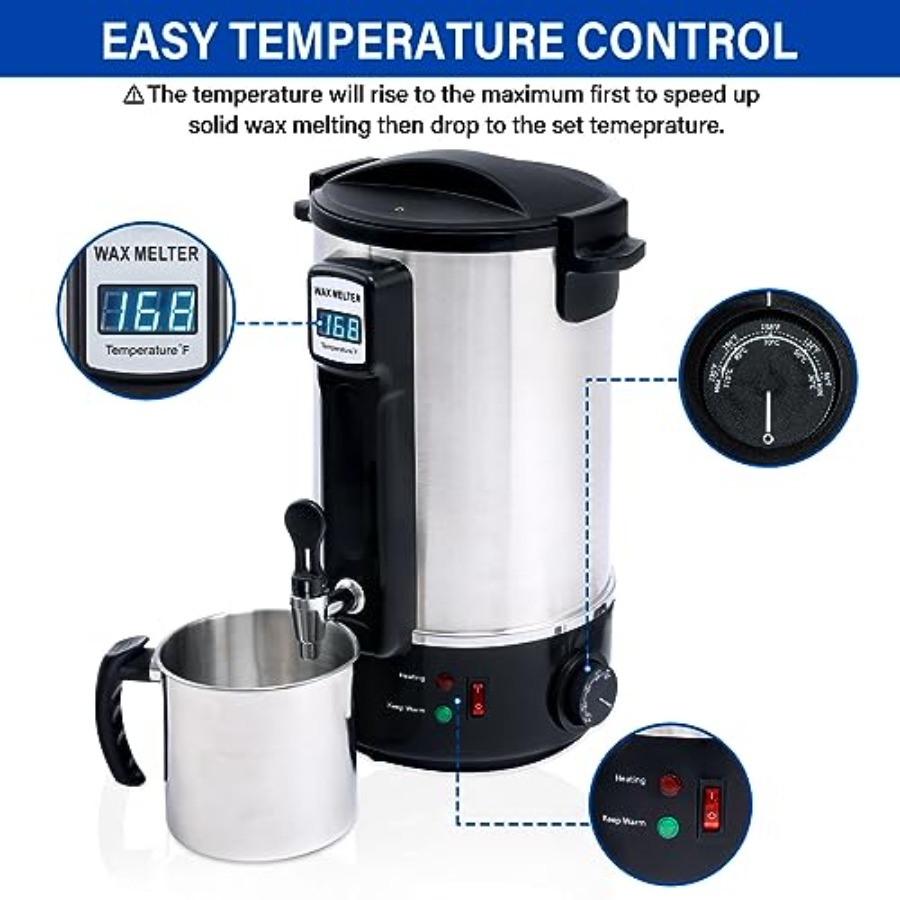 Electric Non-Stick Candle Wax  - Candle Making Pot のレビューと価格