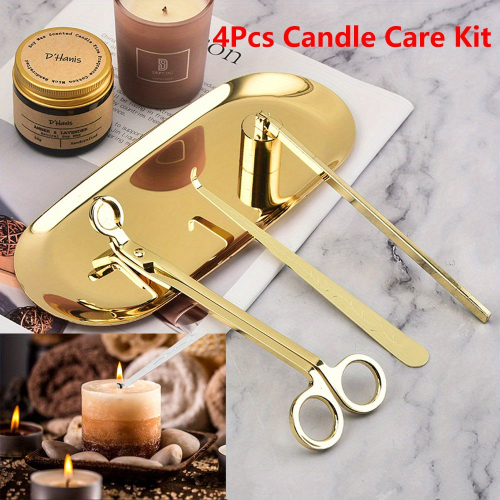 4pcs/set Luxury Candle Care Ki - Candle Making Ideas のレビューと価格