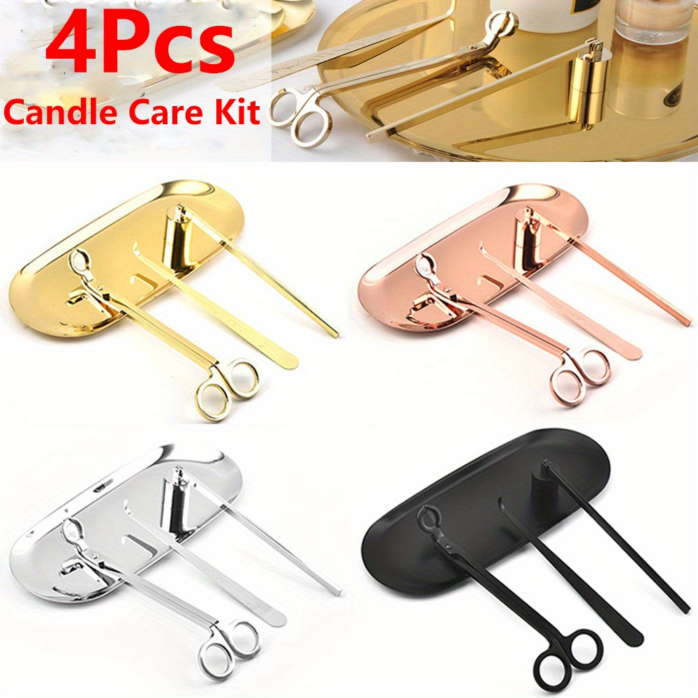 4pcs/set Luxury Candle Care Ki - Candle Making Ideas のレビューと価格