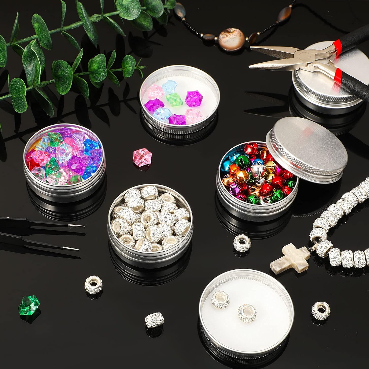 5-10pcs 5g - 100g Empty Alumin - Tin Container Lid のレビューと価格
