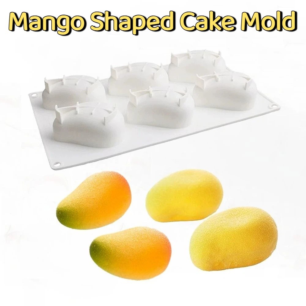 6 Cavity Mango Shaped Cake Mol - Candle Making Ideas のレビューと価格