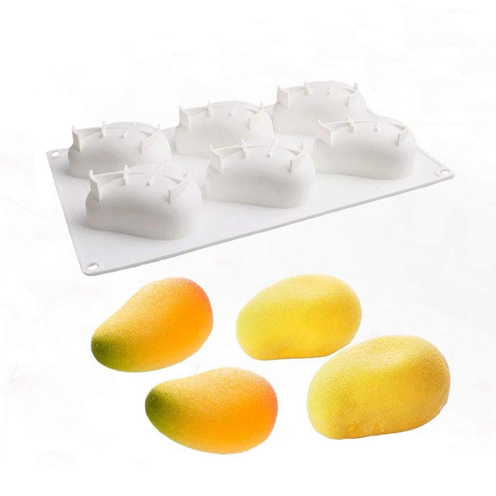 6 Cavity Mango Shaped Cake Mol - Candle Making Ideas のレビューと価格