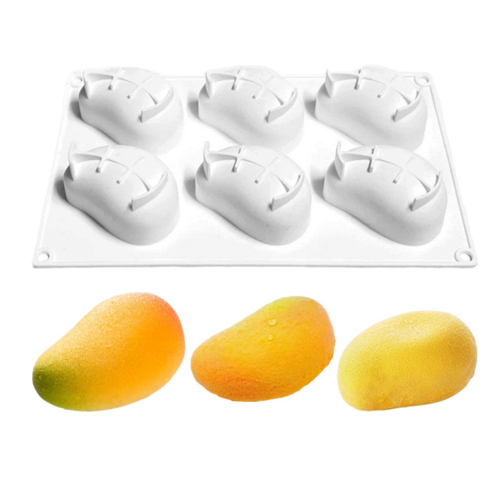 6 Cavity Mango Shaped Cake Mol - Candle Making Ideas のレビューと価格