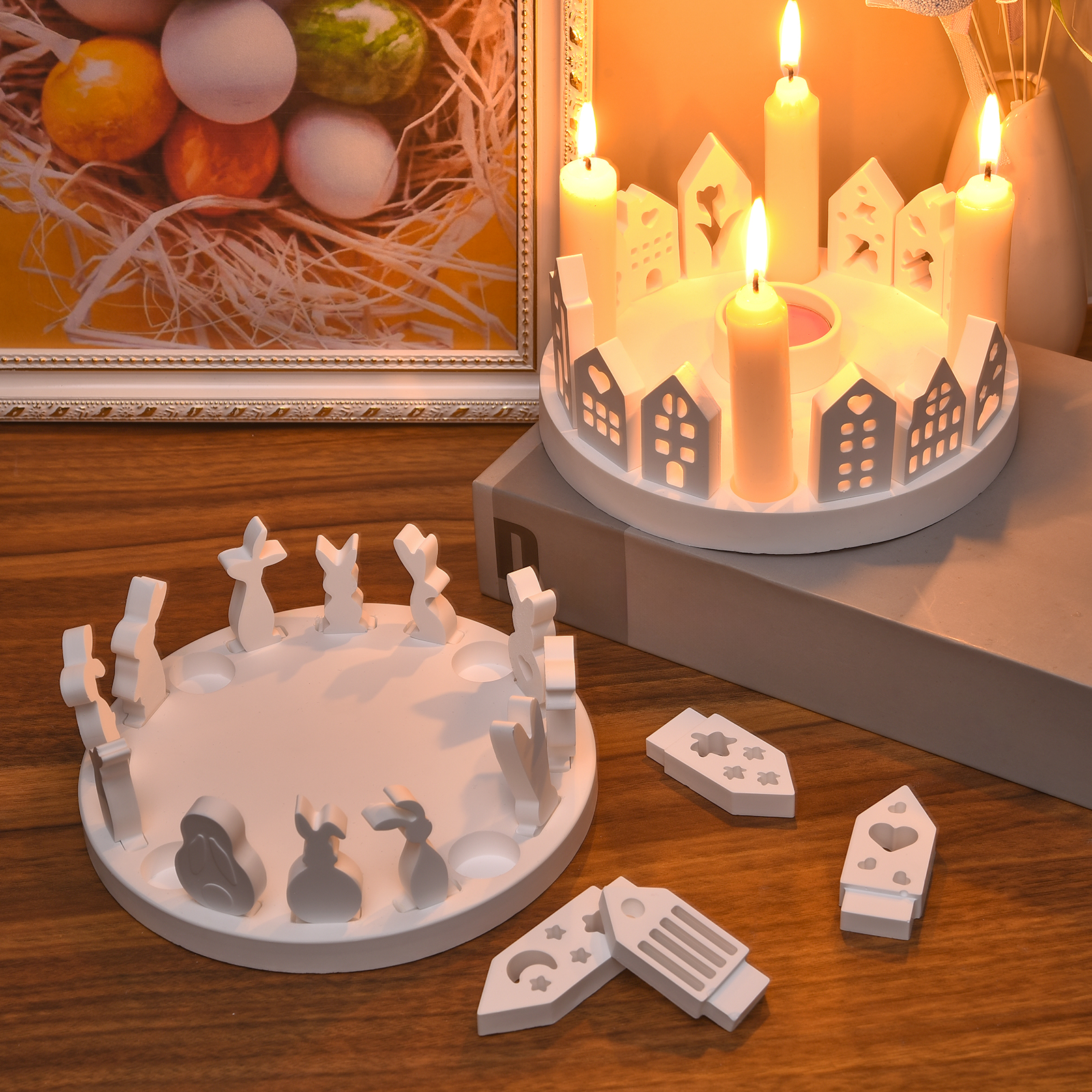 Hollow House Rabbit Candle Hol - Candle Making Ideas のレビューと価格