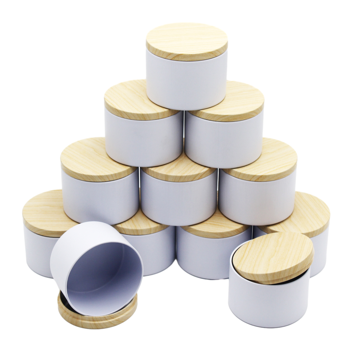 12pcs Candle Tins, 4oz Candle  - Candle Making Pot のレビューと価格