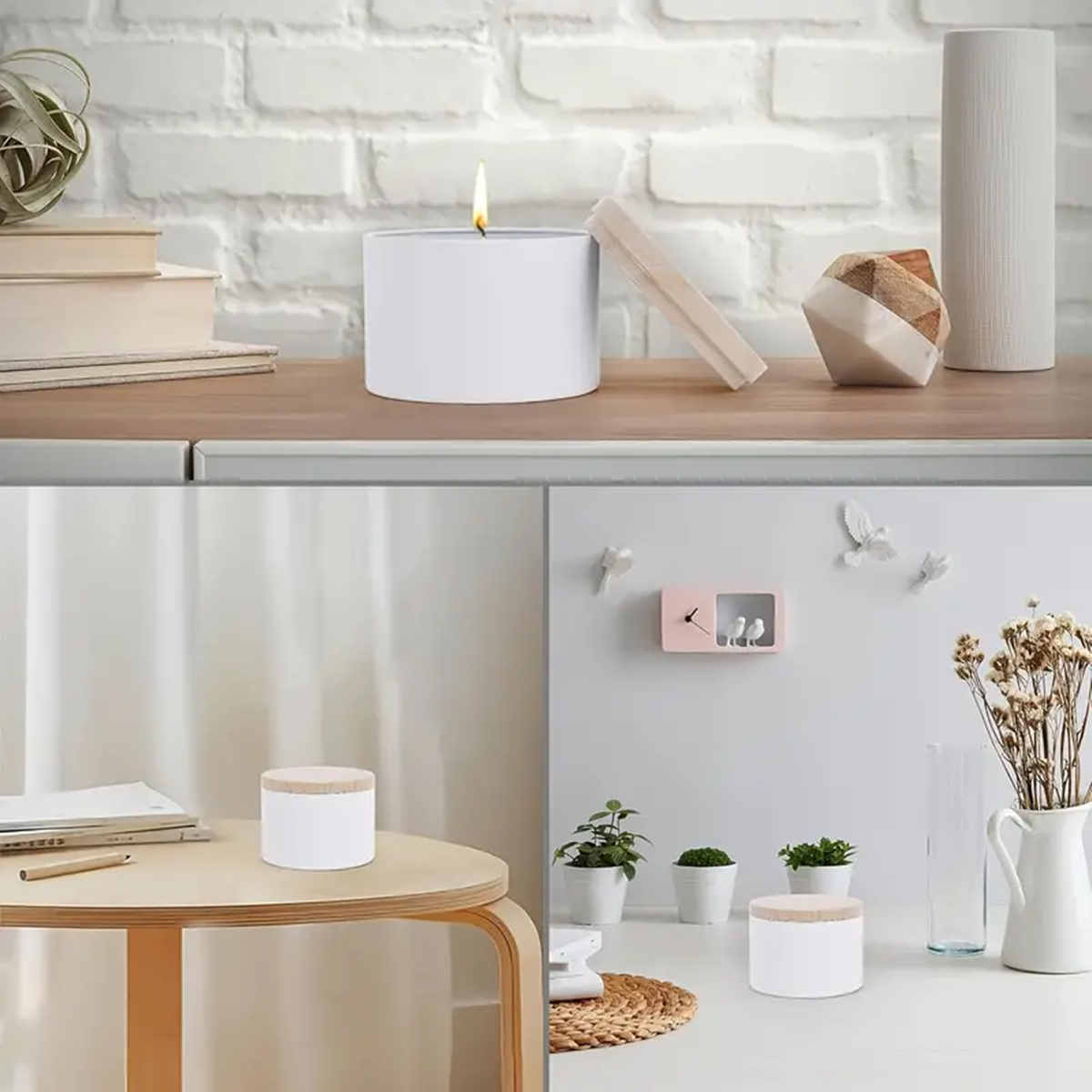 12pcs Candle Tins, 4oz Candle  - Candle Making Pot のレビューと価格