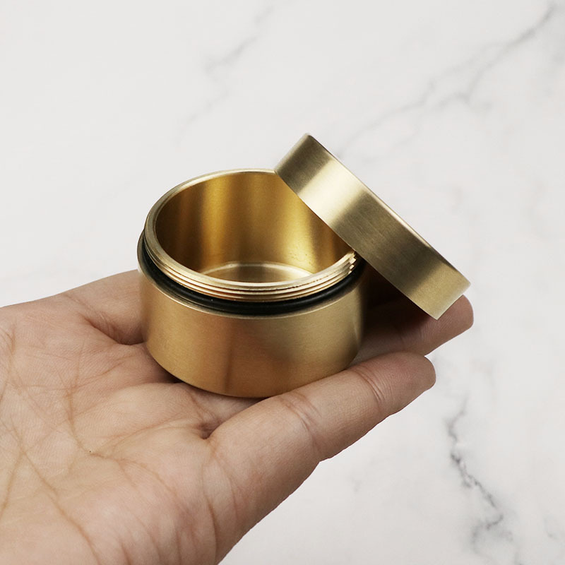 Brass Medicine Box Pill Jewelr - Tin Container Lid のレビューと価格