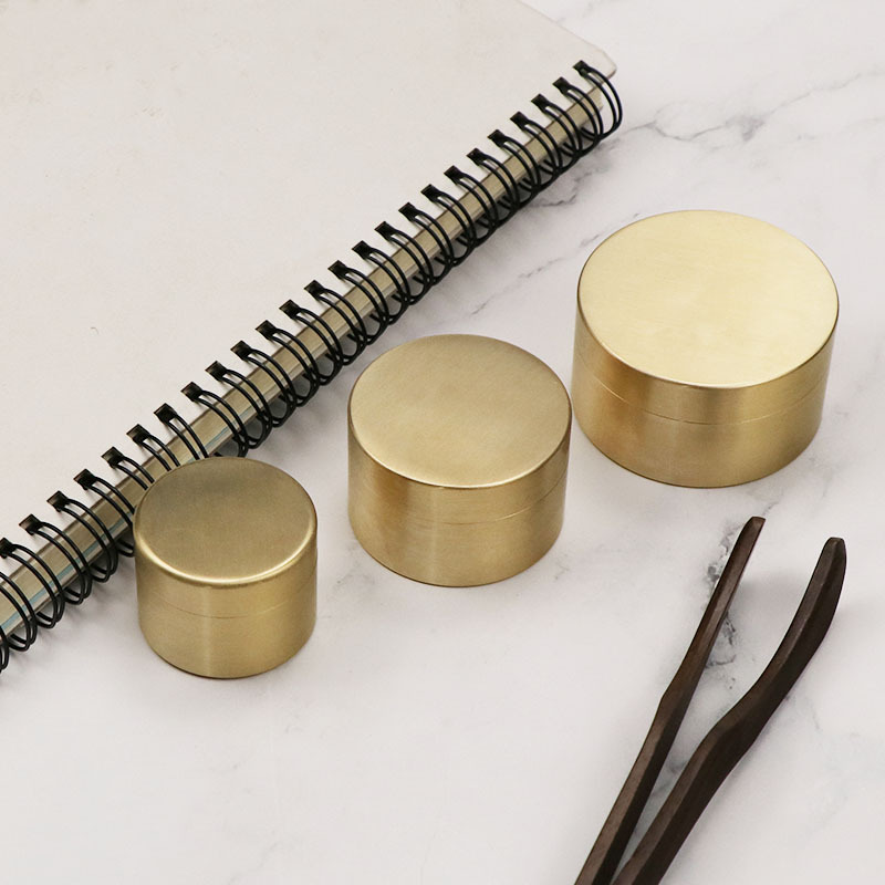Brass Medicine Box Pill Jewelr - Tin Container Lid のレビューと価格