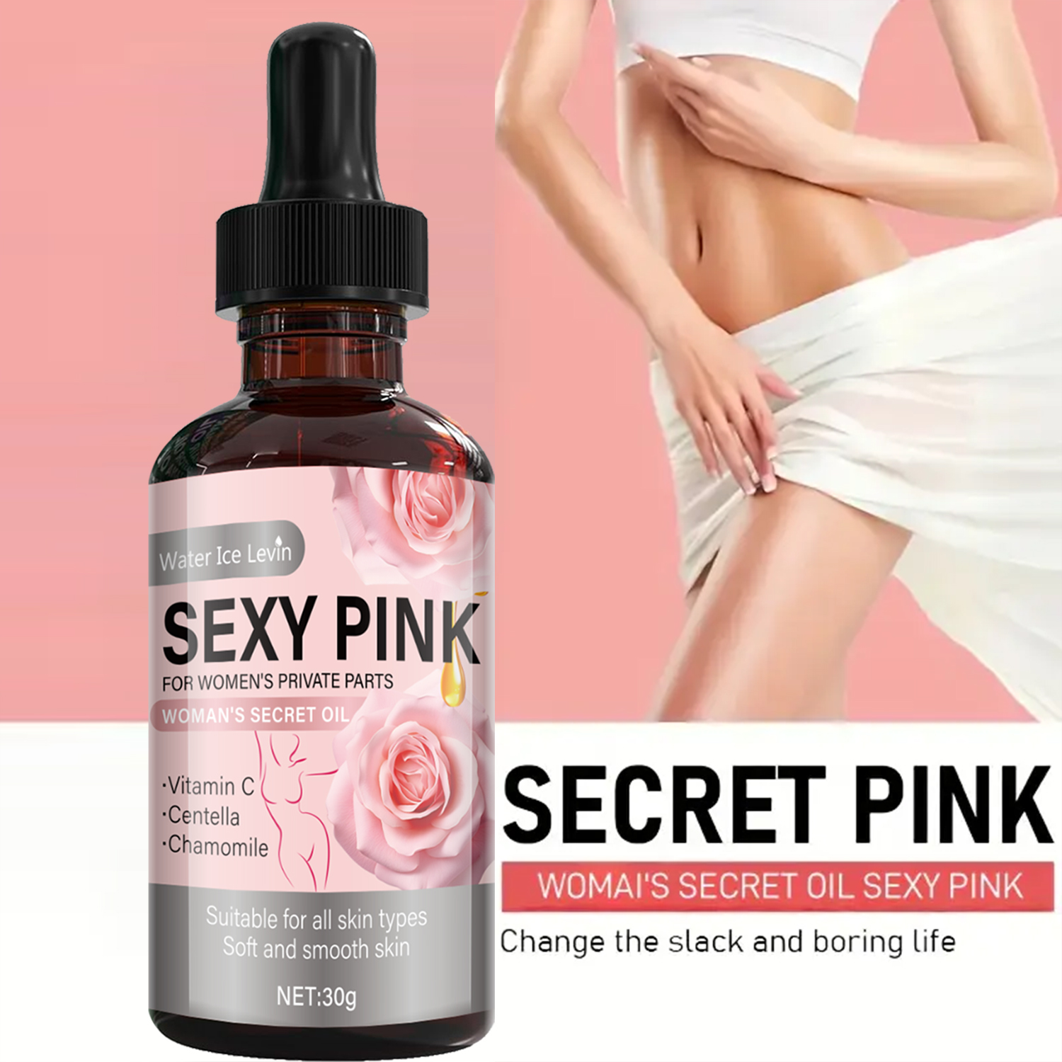 Secret Pink Intimate Oil Vitam - Candle Making Essential Oil のレビューと価格