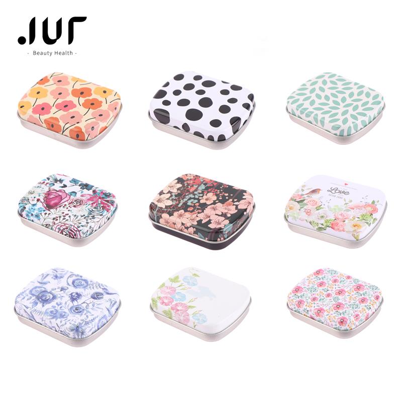 Mini Tin Box Metal Hinged with - Tin Container Lid のレビューと価格