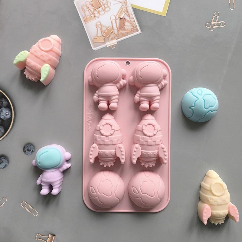 6-hole Cartoon Astronaut Rocke - Candle Making Factory のレビューと価格