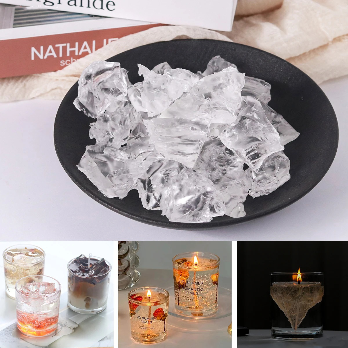 100G 7Colors Jelly Wax DIY Han - Candle Making Factory のレビューと価格