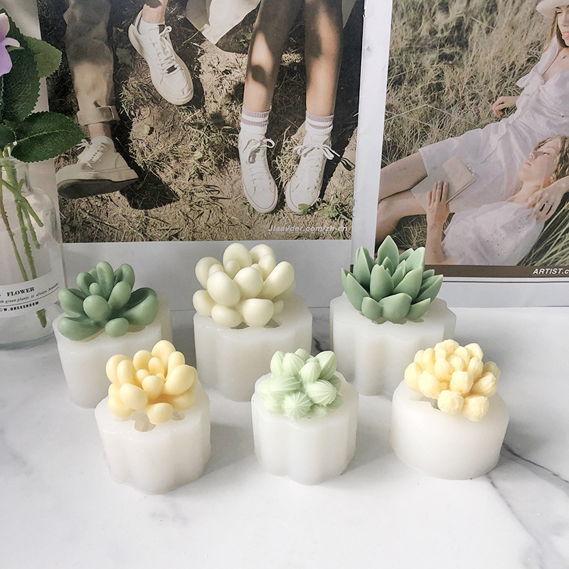 3D Candle Silicone Mold DIY Ar - Candle Making Pot のレビューと価格