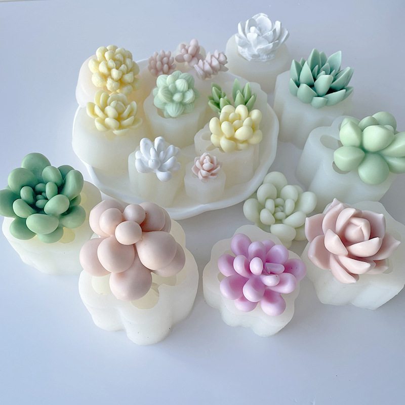 3D Candle Silicone Mold DIY Ar - Candle Making Pot のレビューと価格