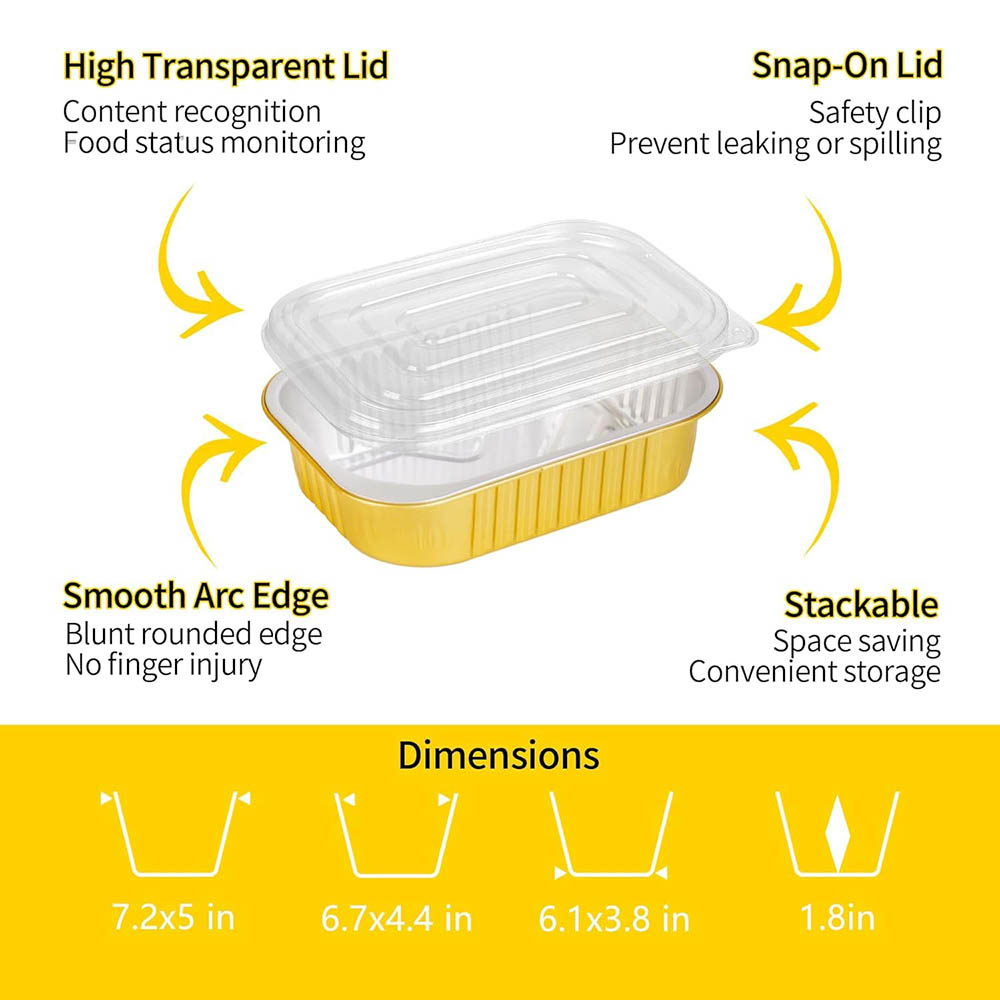 Small Aluminum Pans with Lids  - Tin Container Lid のレビューと価格