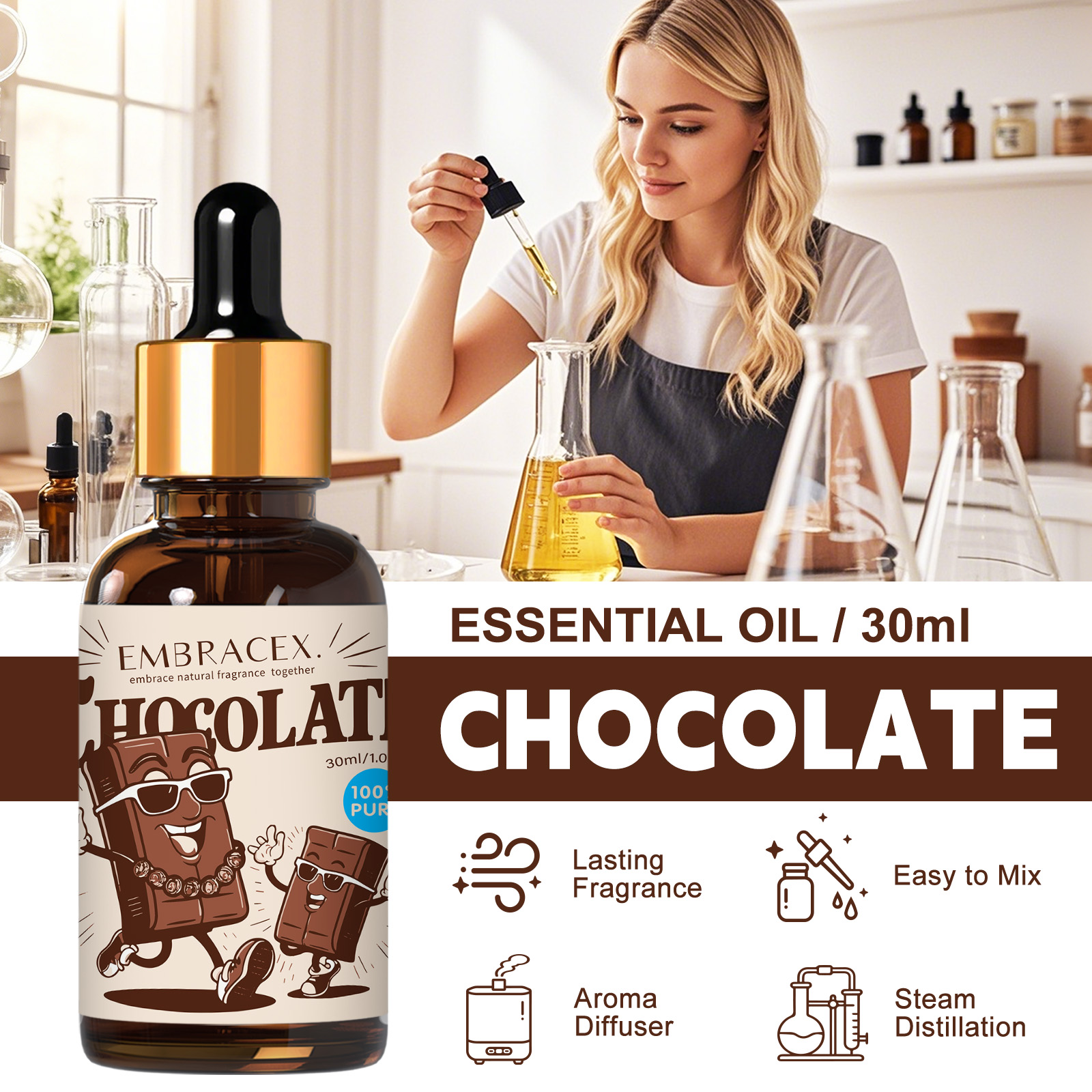 30mlChocolate Essential Oil  C - Candle Making Essential Oil のレビューと価格