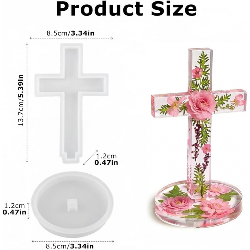 Two silicone molds with a base - Candle Making Ideas のレビューと価格