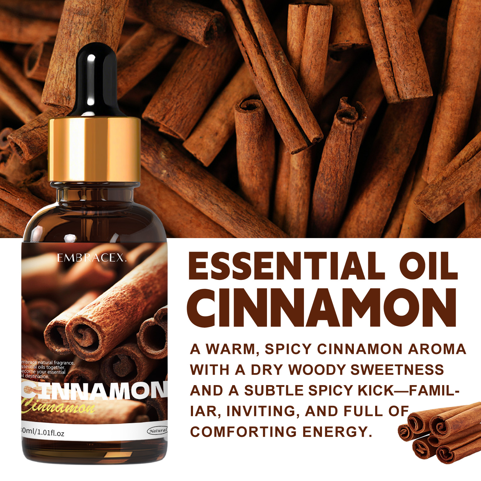 30ml Cinnamon Plant Essential  - Candle Making Essential Oil のレビューと価格