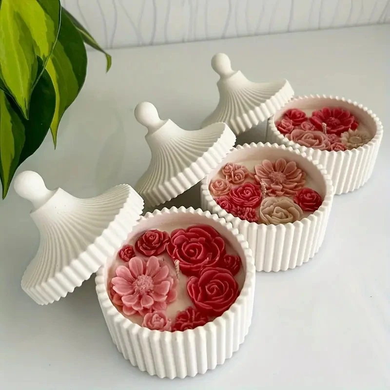1 Set Silicone Candle Jar Mold - Candle Making Set のレビューと価格