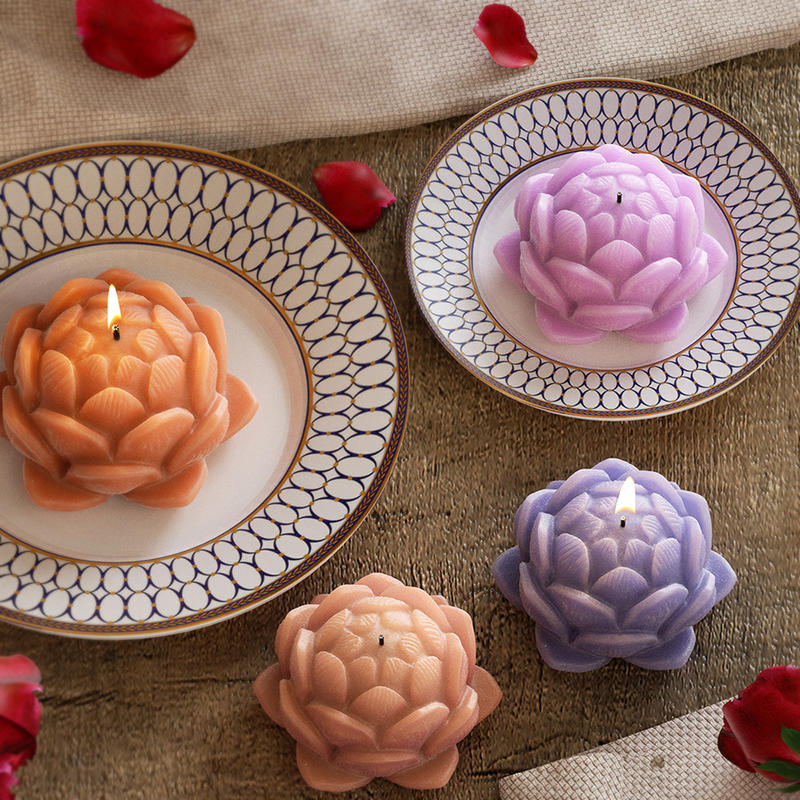 1PC Lotus Flower Candle Mold S - Candle Making Ideas のレビューと価格