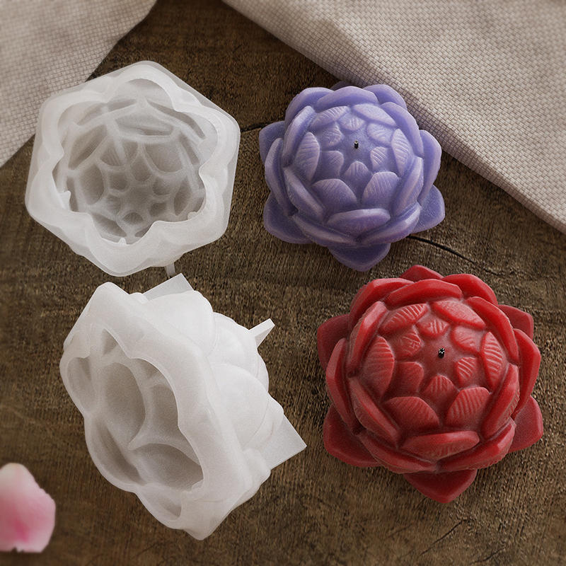 1PC Lotus Flower Candle Mold S - Candle Making Ideas のレビューと価格