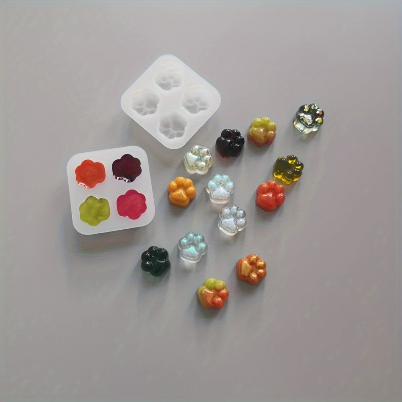 1Cat Paw Pattern Silicone Mold - Candle Making Ideas のレビューと価格