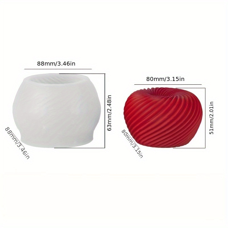 A trendy red apple silicone mo - Candle Making Ideas のレビューと価格