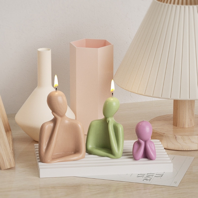 3D Family Candle Silicone Mold - Candle Making Ideas のレビューと価格