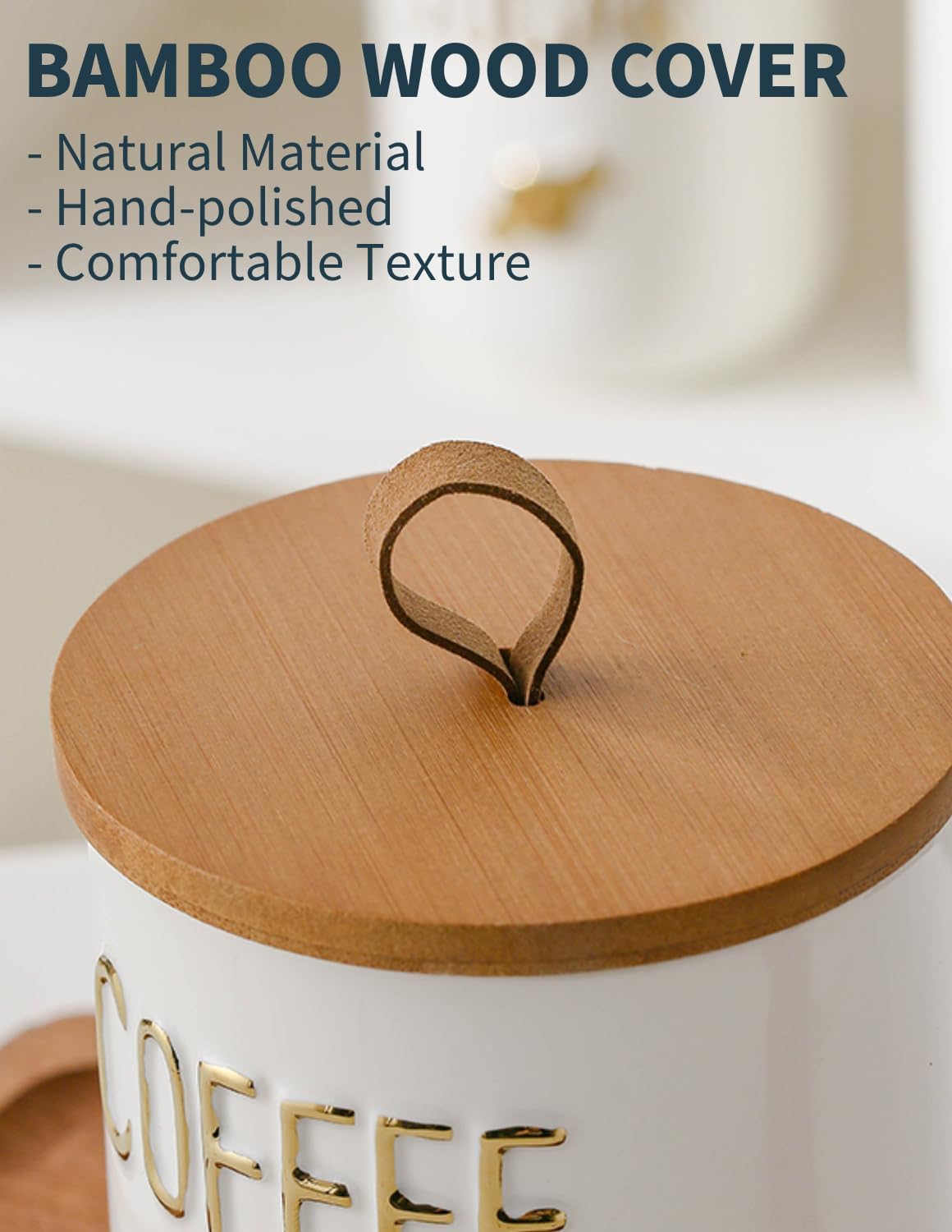 Ceramics Tea Canisters with Ai - Tin Container Lid のレビューと価格