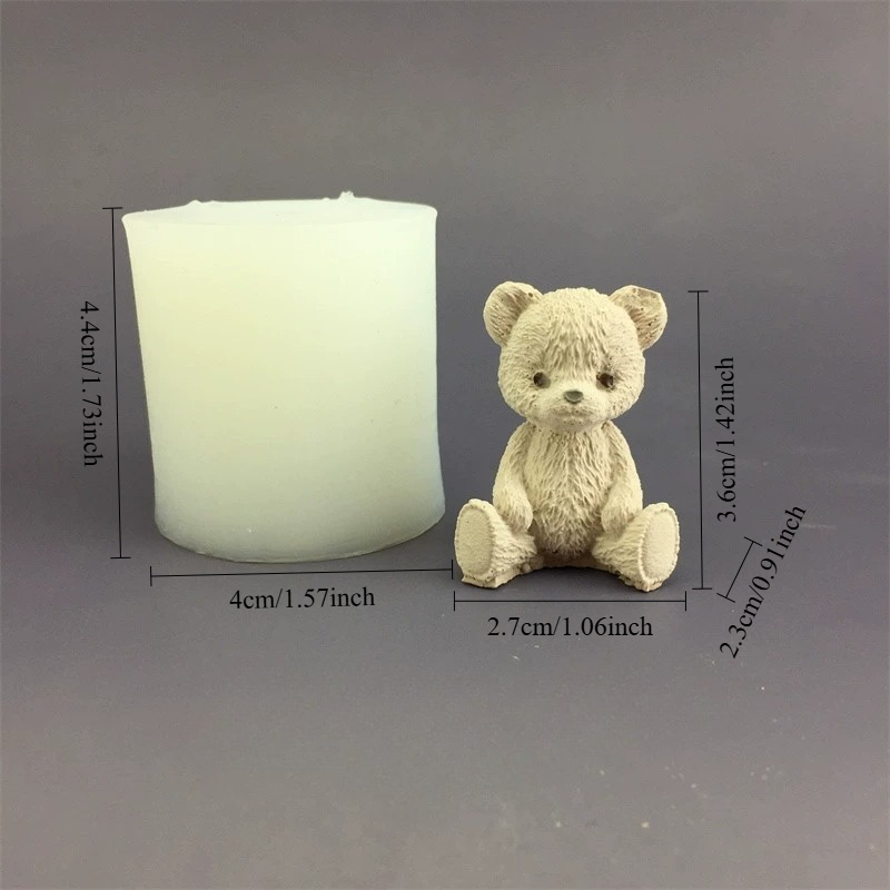 Cute Bear Honey Jar Silicone C - Candle Making Pot のレビューと価格