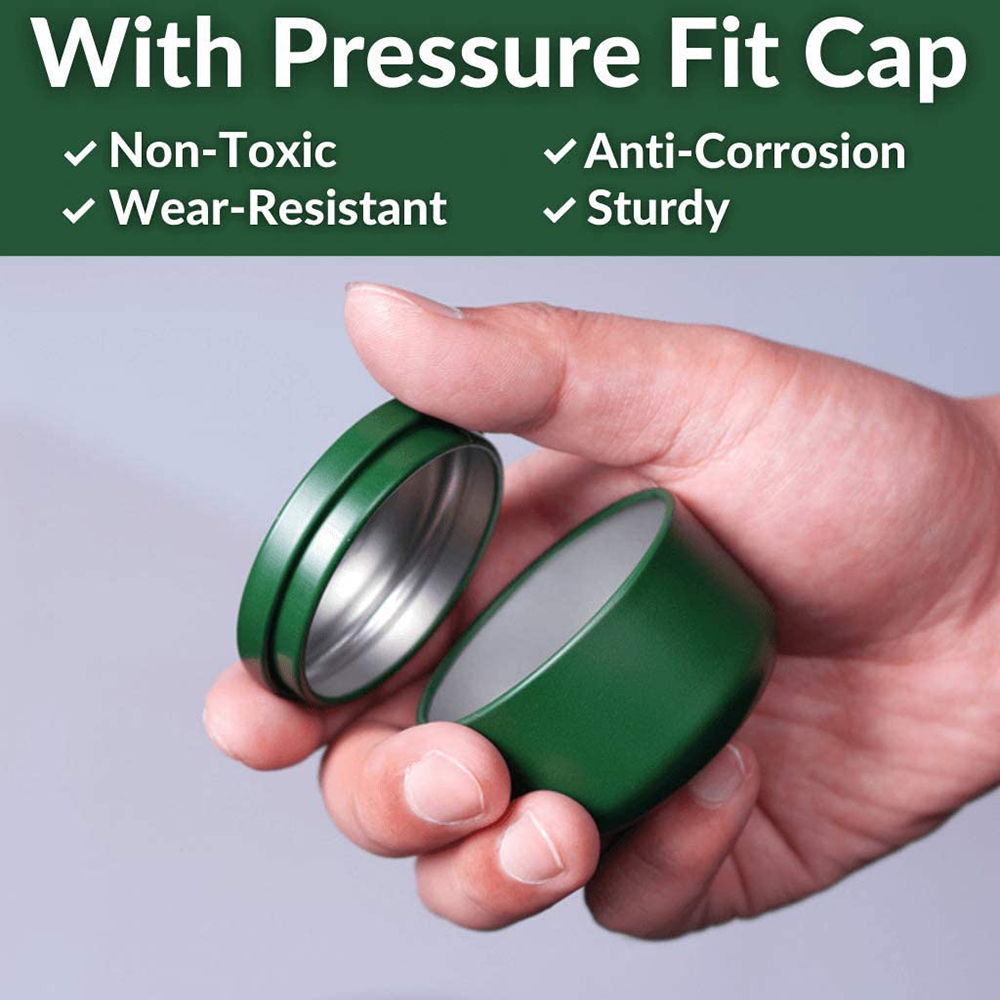 Tea Can with Airtight Lids Tin - Tin Container Lid のレビューと価格